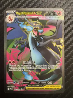 Pokemon TCG Mega Charizard X ex 109/094 Phantasmal Flames Ultra Rare Holo NM - Image 1