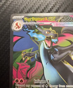 Pokemon TCG Mega Charizard X ex 109/094 Phantasmal Flames Ultra Rare Holo NM - Image 3