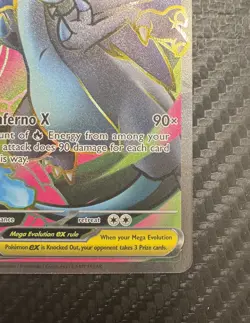 Pokemon TCG Mega Charizard X ex 109/094 Phantasmal Flames Ultra Rare Holo NM - Image 5