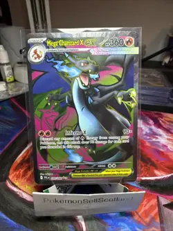 Pokemon TCG Mega Charizard X EX 109/094 Phantasmal Flames FA NM/Mint Condition!! - Image 1