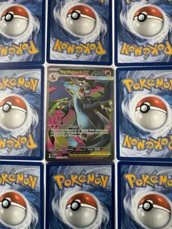 Pokemon TCG Mega Charizard x Ex 109/094 Full Art & crabominable full art - Image 1