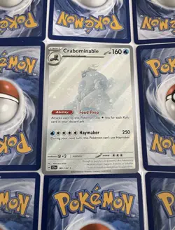 Pokemon TCG Mega Charizard x Ex 109/094 Full Art & crabominable full art - Image 3