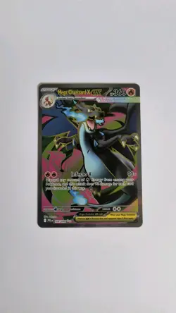Pokemon TCG Mega Charizard X EX 109/094 UR Ultra Phantasmal Flames NM Pack Fresh - Image 1