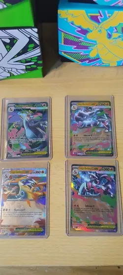 Pokemon TCG Mega Charizard X EX 109/094 013/094 030 promo 029 promo bundle lot - Image 1
