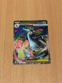 Pokemon TCG Mega Charizard X EX 109/094 Ultra Rare Phantasmal Flames - Image 1