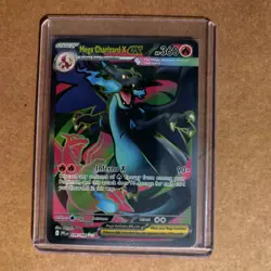 Pokemon TCG Mega Charizard X EX 109/094 Full Art Ultra Rare Phantasmal Flames - Image 1