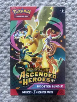 Pokemon TCG: Mega Evolution Ascended Heroes Booster Bundle Sealed - Image 1