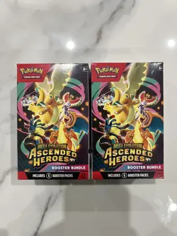 Pokemon TCG Mega Evolution Ascended Heroes Booster Bundle X2 ✅ - Image 1