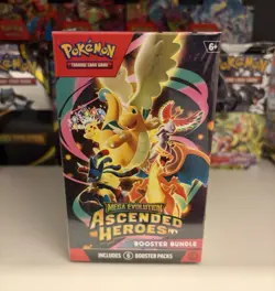 Pokemon TCG Mega Evolution Ascended Heroes Booster Bundle Box (6 Booster Packs) - Image 1