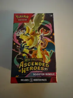 Pokemon TCG: Mega Evolution Ascended Heroes Booster Bundle (6 Packs) New/Sealed - Image 1