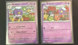 Drifloon 005 Drifblim 006 -Black Star Promo - Mega Evolution - Lot of 2 Cards - Image 1