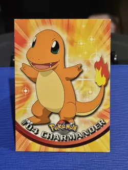 Charmander Charmeleon Charizard 1999 Topps Pokemon TV Series 1 Black Label Cards - Image 2