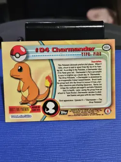 Charmander Charmeleon Charizard 1999 Topps Pokemon TV Series 1 Black Label Cards - Image 3