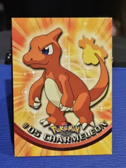 Charmander Charmeleon Charizard 1999 Topps Pokemon TV Series 1 Black Label Cards - Image 4