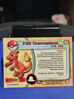 Charmander Charmeleon Charizard 1999 Topps Pokemon TV Series 1 Black Label Cards - Image 5