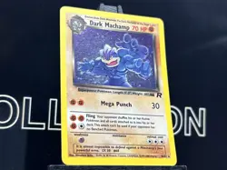 Dark Machamp Holo Rare Team Rocket 10/82 Pokemon Card - WOTC 1999 - Image 4