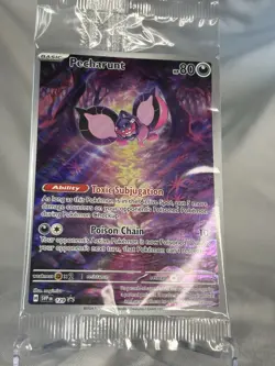 Pecharunt 129 Sv: Scarlet & Violet Promo Cards Holo STILL IN WRAPPER - Image 1