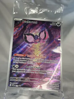Pecharunt 129 Sv: Scarlet & Violet Promo Cards Holo STILL IN WARPPER - Image 1
