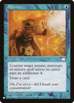 Disrupt - Light Play MTG The List - Image 1