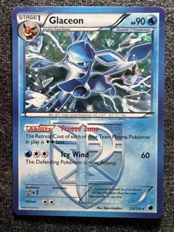 Glaceon 23/116 Holo Rare Pokemon Card NM/LP - Image 1