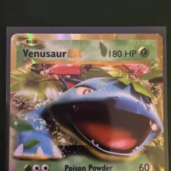 Pokemon Venusaur EX Ultra Rare Holo Card Evolutions 1/108 180 HP English - Image 2