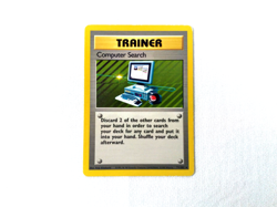 Pokemon Base Set Trainer Card Computer Search 71/102 - Image 1