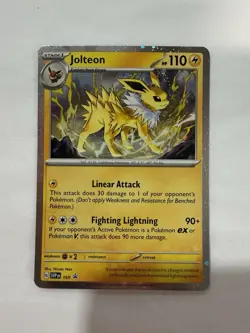 Pokemon Flareon Vaporeon Jolteon SVP 167 168 169 Prismatic Evolutions Promo Card - Image 4