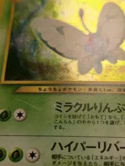 Butterfree Holo Rare Japanese Card Crossing the Ruins No. 012 LP front/MP back - Image 2