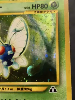 Butterfree Holo Rare Japanese Card Crossing the Ruins No. 012 LP front/MP back - Image 4