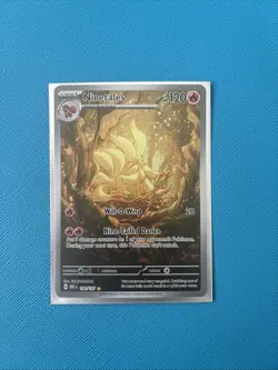 Pokemon Ninetails TCG Sv03: Obsidian Flames Holo Illustration Rare Card 199/197 - Image 1