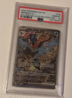 Greninja ex PSA 10 SV Promo Cards #132 2024 English Holo Special Illustration - Image 1