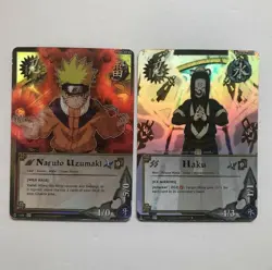 Set of 2 Promo cards for Naruto ccg tcg Naruto [Wild Rage] & Haku [Ice Mirrors] - Image 2