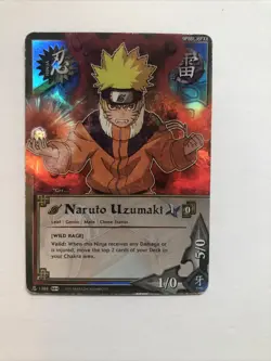 Set of 2 Promo cards for Naruto ccg tcg Naruto [Wild Rage] & Haku [Ice Mirrors] - Image 5