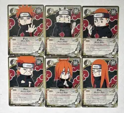 Chibi Pain Lot (TP3) Six Paths of Pain Non-Foil Card Lot Naruto Shippuden ccg - Image 2