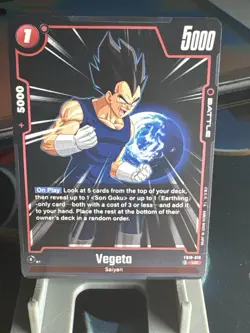 Dragon Ball Super Card Game Fusion World Vegeta FB10-016 - Image 1