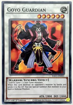 HAC1-EN021 Goyo Guardian - Common 1st Edition Near Mint YuGiOh Card - Image 1