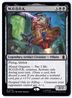 MTG - Marvel Super Heroes - M.O.D.O.K. - 0106 Mythic - FOIL - Image 1
