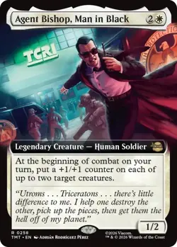 Agent Bishop, Man in Black (Extended Art) *FOIL* - Teenage Mutant Ninja Turtles - Image 1