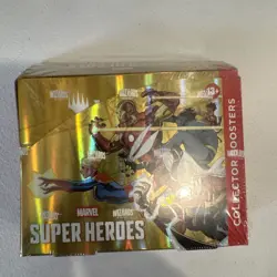Collector Booster Box Marvel Super Heroes MSH MTG Sealed Magic Gathering - Image 1