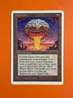 Chaos Orb (Unlimited) Magic The Gathering MTG Reserved List Heavily Played (HP) - Image 1