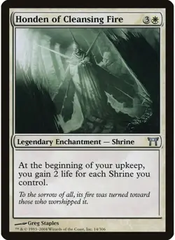 Honden of Cleansing Fire 14 MTG NM - Champions of Kamigawa - Image 1