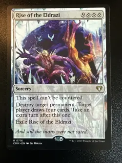 Rise of the Eldrazi MTG Sorcery Regular Commander masters - Image 1