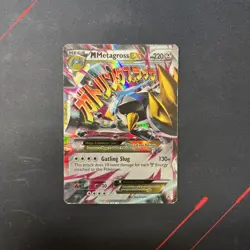 Pokemon M Metagross EX- XY35 -XY Holo- Black Star Promo LP - Image 1