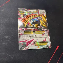 Pokemon M Metagross EX- XY35 -XY Holo- Black Star Promo LP - Image 2