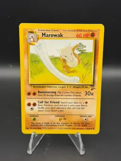 Marowak 52/130 Uncommon Base Set 2 Pokemon Lightly Played - Image 1