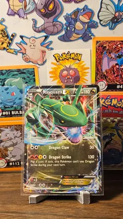 Rayquaza EX 60/108 XY - Roaring Skies Ultra Rare Pokemon Card - Lightly Played - Image 1