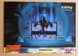 Vintage Topps 1998 Topps Mewtwo Strikes Back REBELLION Card #8 NONHOLO - Image 1