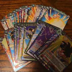 Lot 35 Cards Dragon Ball Super Card Game Fullset BT17 (Communes) and 10 foil - Image 2