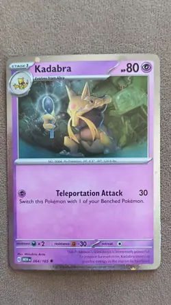 Pokemon TCG Kadabra Pokemon Promos 064/165 Holo Promo Cosmos Holo Rare Promo - Image 1