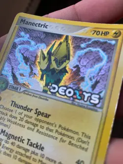 Pokemon TCG Manectric 38/107 EX Deoxys Reverse Holo Uncommon English 2005 - Image 5